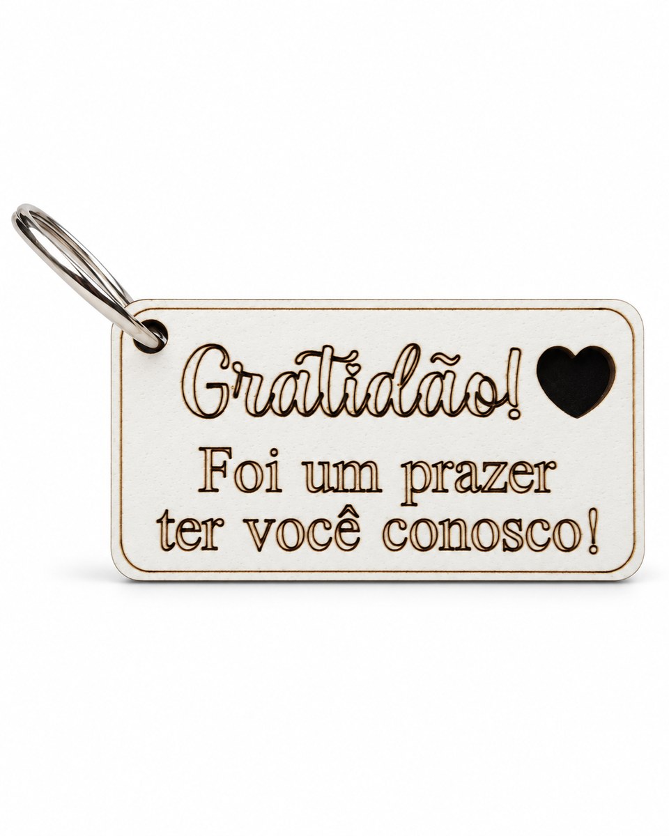 Gratidão foi um prazer ter você conosco