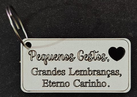 Pequenos gestos grandes lembranças eterno carinho (original)